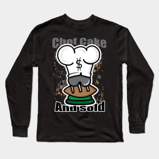 chef cooks and makes bread Long Sleeve T-Shirt